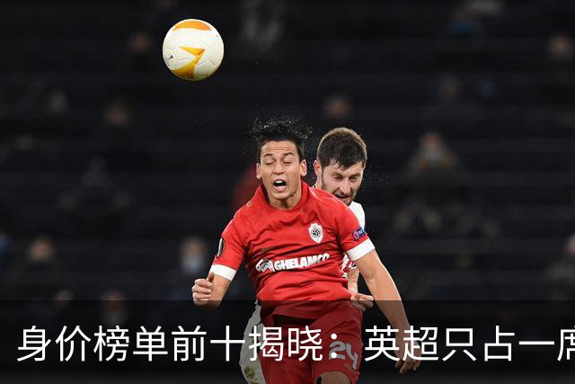 身价榜单前十揭晓：英超只占一席，三强球员均超两亿欧